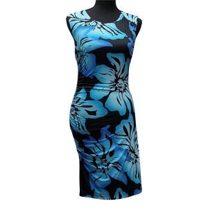 NWT Cache Black/ Turquoise Dress